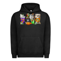 Pigment Black Halloween Coffee Cups Urban Hoodie - texasbilliewilder
