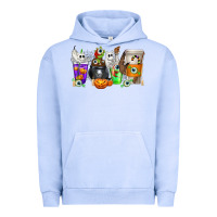 Pigment Grape Ice Halloween Coffee Cups Urban Hoodie - texasbilliewilder