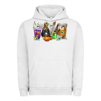 Pigment Lunar Rock Halloween Coffee Cups Urban Hoodie - texasbilliewilder
