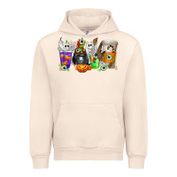 Sandshell Halloween Coffee Cups Urban Hoodie - texasbilliewilder