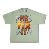 Oil Green mr fix it Urban Heavy Tee - HRA Design Shop