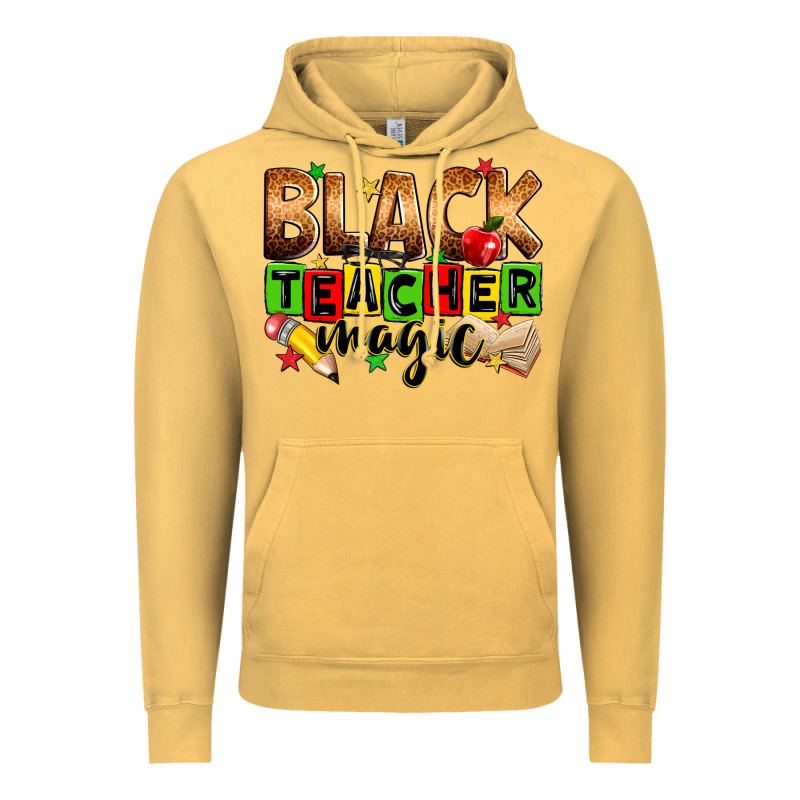 Black Teacher Magic Vintage Hoodie by Zillion Design Studio | Teevron