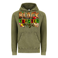Vintage Olive black teacher magic Vintage Hoodie - Zillion Design Studio