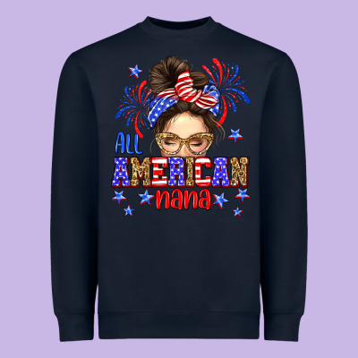 All American Nana Heavyweight Sweatshirt Designed By Neo Western
