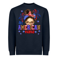 Navy All American nana Heavyweight Sweatshirt - Neo Western