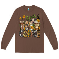 Chestnut cows and coffee cups Long Sleeve Tee - Jasminsmagicworld