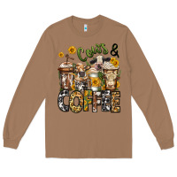 Toasted Coconut cows and coffee cups Long Sleeve Tee - Jasminsmagicworld