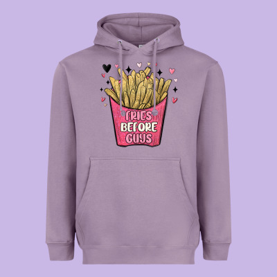 Fries Before Guys Heavyweight Hoodie Designed By Maliassmallbusiness