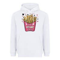 White fries before guys Heavyweight Hoodie - MaliasSmallBusiness