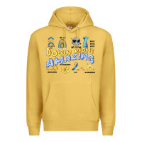 Antique Gold down right amazing Premium Hoodie - Artiststas