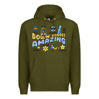 Army Green down right amazing Premium Hoodie - Artiststas