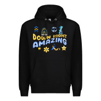 Black down right amazing Premium Hoodie - Artiststas