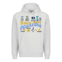Dove Grey down right amazing Premium Hoodie - Artiststas