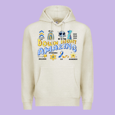 Down Right Amazing Premium Hoodie Designed By Artiststas