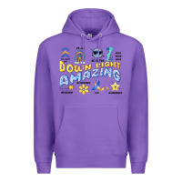 Purple down right amazing Premium Hoodie - Artiststas