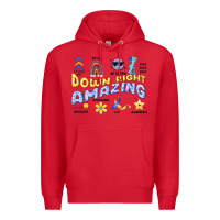 Red down right amazing Premium Hoodie - Artiststas