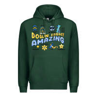 Sports Green down right amazing Premium Hoodie - Artiststas