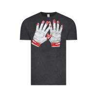 Vintage Black batting gloves Vintage Tee - FaDigitalArtStudio