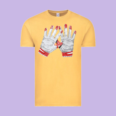 Batting Gloves Vintage Tee Designed By Fadigitalartstudio