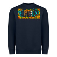 Navy mini sunflower libbey cup Heavyweight Sweatshirt - HRA Design Shop