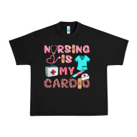 Black nursing is my cardio Urban Heavy Tee - BarkalooDesign