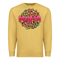 Antique Gold mama christmas lights Premium Sweatshirt - MaliasSmallBusiness