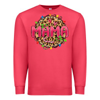 Cardinal mama christmas lights Premium Sweatshirt - MaliasSmallBusiness