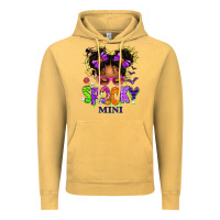 Vintage Mustard Spooky Mini Halloween Messy Bun Vintage Hoodie - texasbilliewilder