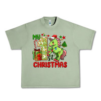 Oil Green my first christmas unicorn Urban Heavy Tee - FaDigitalArtStudio
