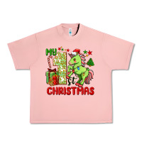 Salmon my first christmas unicorn Urban Heavy Tee - FaDigitalArtStudio
