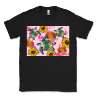 Black Sunflowers Turtle Classic Tee - Artiststas