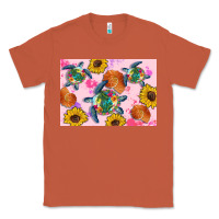 Copper Sunflowers Turtle Classic Tee - Artiststas