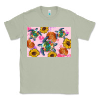 Matcha Sunflowers Turtle Classic Tee - Artiststas