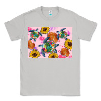Moon Dust Sunflowers Turtle Classic Tee - Artiststas
