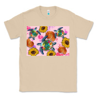 Mushroom Sunflowers Turtle Classic Tee - Artiststas