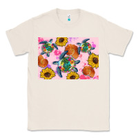 Natural Sunflowers Turtle Classic Tee - Artiststas