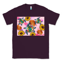 Plum Sunflowers Turtle Classic Tee - Artiststas