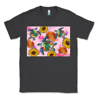 Smoke Sunflowers Turtle Classic Tee - Artiststas