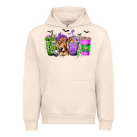 Sandshell Coffee Cups with Cow and Halloween Urban Hoodie - texasbilliewilder