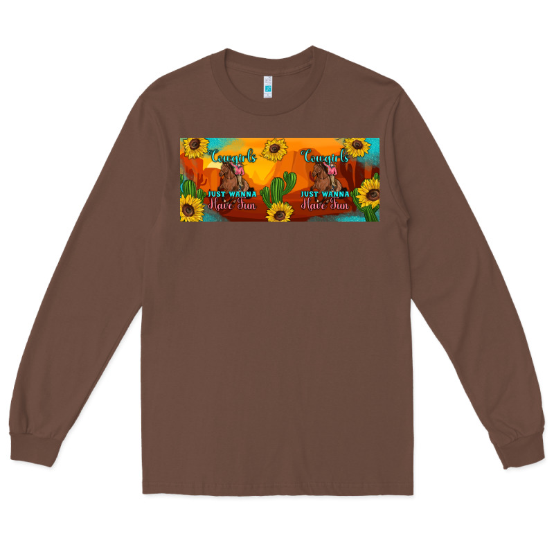 Cowgirls Just Wanna Have Fun Mug 15 Oz Long Sleeve Tee by Artiststas | Teevron
