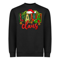 Black Christmas lala claus Heavyweight Sweatshirt - FaDigitalArtStudio