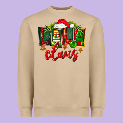 Christmas Lala Claus Heavyweight Sweatshirt Designed By Fadigitalartstudio