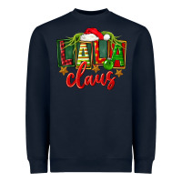 Navy Christmas lala claus Heavyweight Sweatshirt - FaDigitalArtStudio