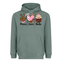 Sage peace love bake Heavyweight Hoodie - NancyCooperArtShop