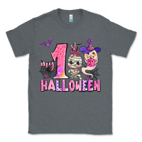 Charcoal Heather my first pink halloween Classic Tee - AdoDesignShop