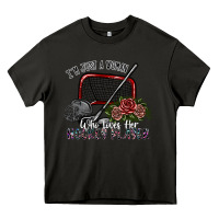 Asphalt i'm just a woman who loves her hockey player Heavy Core Tee - SublimationCraftShop