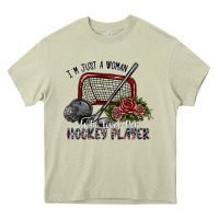 Mossy i'm just a woman who loves her hockey player Heavy Core Tee - SublimationCraftShop