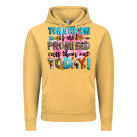 Vintage Mustard tomorrow is not promised cuss them out today! Vintage Hoodie - Zillion Design Studio