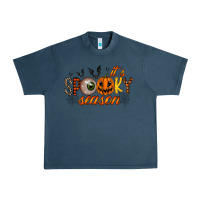 Midnight Navy spooky season Urban Heavy Tee - RacoonDesign