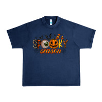 Navy spooky season Urban Heavy Tee - RacoonDesign